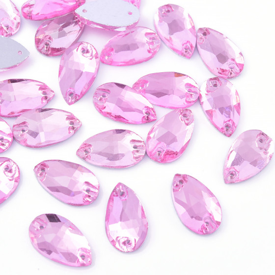 Wholesale Normal Color Series Tear Drop Shape Glass Crystal Sew on Rhinestone for Sewing and Embellishment